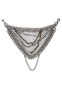 Image of Chainmaille pewter handcuff bracelet