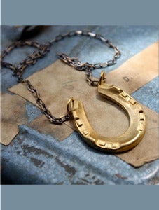 Image of Lucky Horseshoe Necklace