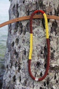Image of afro lei necklace - honua