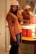 Image of ‘Forget me Not’ Oversized Chunky Knit Jumper (toffee)