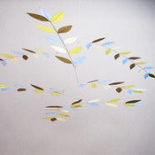 Image of Evening Light Leaf Mobile by Moon-Lily Silk Mobiles