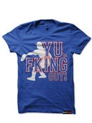 Image of YU're Fking Out! Tee BLUE