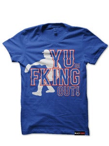 Image of YU're Fking Out! Tee BLUE