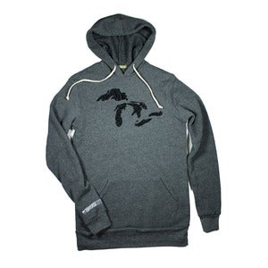 Image of Great Lakes Pullover Hoodie Gray
