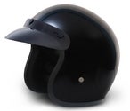 Image of DOT Daytona Gloss Blk Helmet