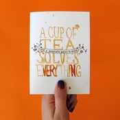 Image of Cup of Tea Greetings Card