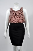 Image of Plus Size Mauve Dress Perfect for work! 