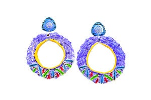 Image of Beignet Studs in Lavender Hills