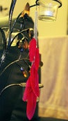 Image of  Multi Chain Blood Red Earring or Hairclip