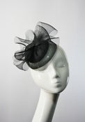 Image of Classic Black Cocktail Hat Fascinator