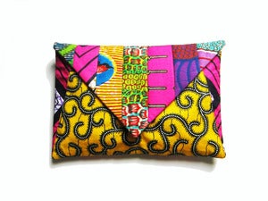 Image of OOAK Patchwork Envelope clutch