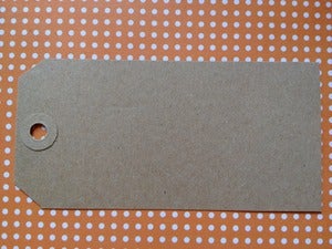 Image of Shipping Tags - Large Kraft