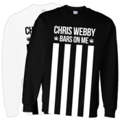 Image of Chris Webby 'Bars And Stripes' Crewneck Sweatshirt w/Leaf