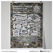 Image of Filter017「FCL OUTDOOR LAB」Screen Printing Poster-Camouflage the Classic (camouflage)