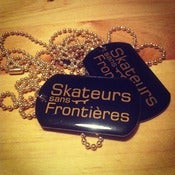 Image of Collier Dog tag