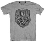 Image of Heather Gray Microphone T-Shirt