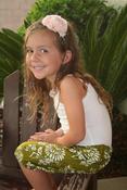 Image of Avacado Green Floral Bloomer