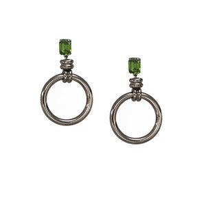 Image of Hana Earrings-Hunter Green