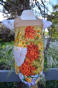 Image of Floral Burst 70s vintage BABY 0 to 3 years