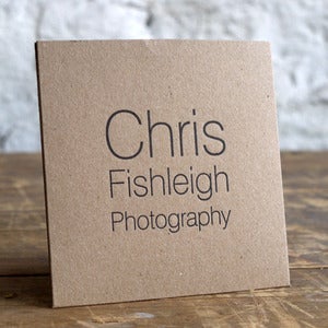 Image of 50 Letterpress SINGLE CD/DVD cases in Kraft or White