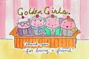 Image of PRINT: Golden Girls Cupcakes 8x10 Print