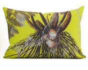 Image of DEEP ROOTS pillow cover: Vintage Chart over Botanical