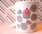 Image of MUGS: Cupcake Cannibalism mug
