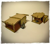 Image of Tribal shed and ore mine
