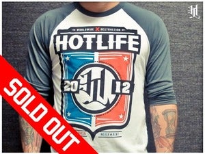 Image of *SOLD OUT* HOTLIFE - "2012 BASEBALL TEE" 