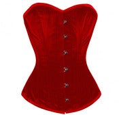Image of Red Velvet Overbust