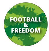 Image of Football & Freedom 1" badge