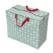 Image of Jumbo storage bag - blue doily