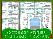 Image of October 2012 Stamp Release Package ~ Peachy