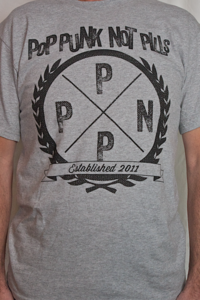 Image of PPNP EMBLEM T-SHIRT (Black on Gray)