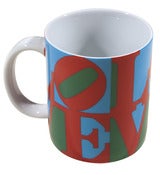 Image of multi-colored love mug