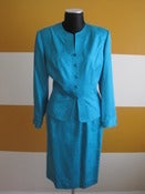 Image of Silk Turquoise Suit