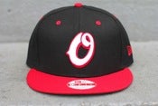 Image of black red white oneness new era snapback