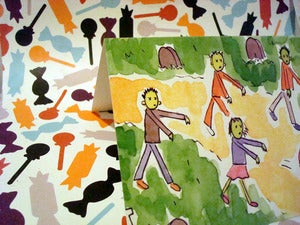 Image of Single Notecards: Cupcake and Zombies