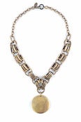Image of Heavy Chain Medallion Necklace