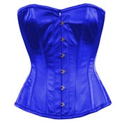 Image of Blue Satin Overbust