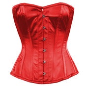 Image of Red Satin Overbust