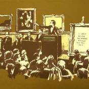 Image of Banksy Morons Signed numbered print