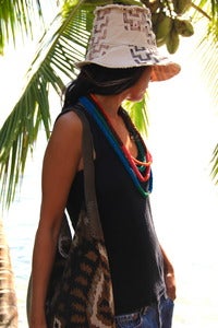 Image of beach bum hat - tribal