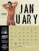 Image of BLOWOUT: Shawn Morales Signed "The Men of 2013 : Los Angeles" 13-Month Calendar