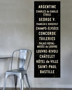 Image of The Paris Metro Scroll.