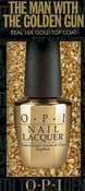Image of OPI The Man with the Golden Gun 18K Top Coat Limited Edition
