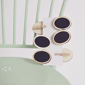 Image of Mini pizarras ovaladas con pinza 
