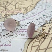 Image of Sea Glass Post Earrings