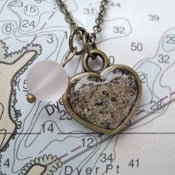 Image of Beach Sand Heart Pendant
