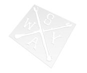 Image of T.T.I - THRWBK TIRE IRON - WHITE DKAL - 2 for $4
